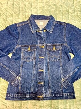 Wrangler Dark Blue Denim Trucker Jacket